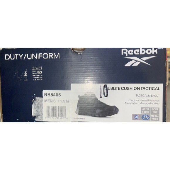 Reebok RB8405 Sublite Cushion Tactical Mid Shoes Size: 11.5 Men\'s
